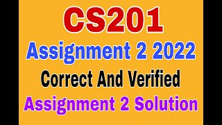 Celebrity CS201 Assignmnet no 2 100%Correct 2022|CS201 assignment 2 Solution Spring 2022|Cs201 assignment no 2 Wealth