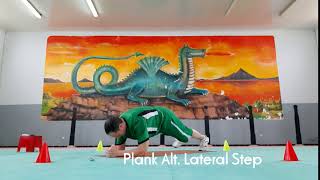 Plank Alternating Lateral Step