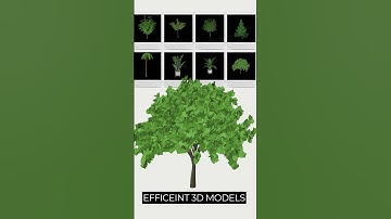 #shorts  New collection DIALux 3D models - Trees