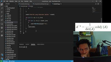 Aljabar Linear Elementer - Program C++ Invers Matriks Ordo 2x2