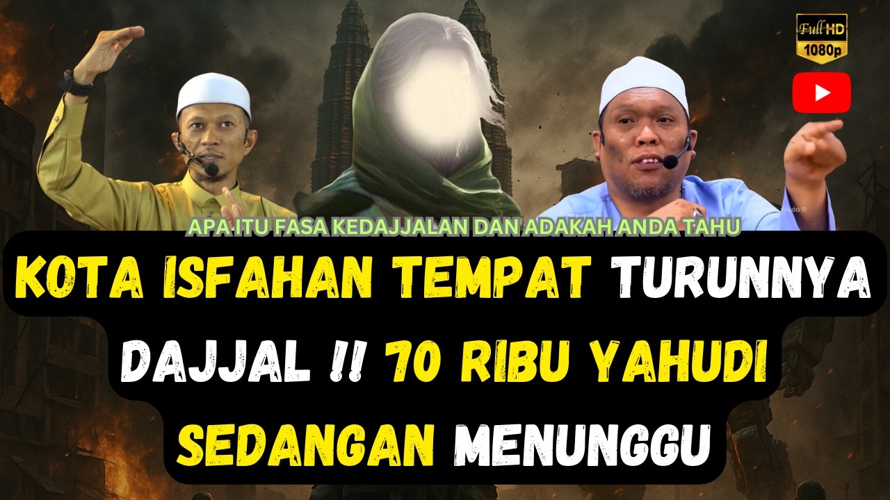 KOTA ISFAHAN TEMPAT TURUNNYA DAJJAL ‼️70 RIBU YAHUDI MENUNGGU - USTAZ AUNI