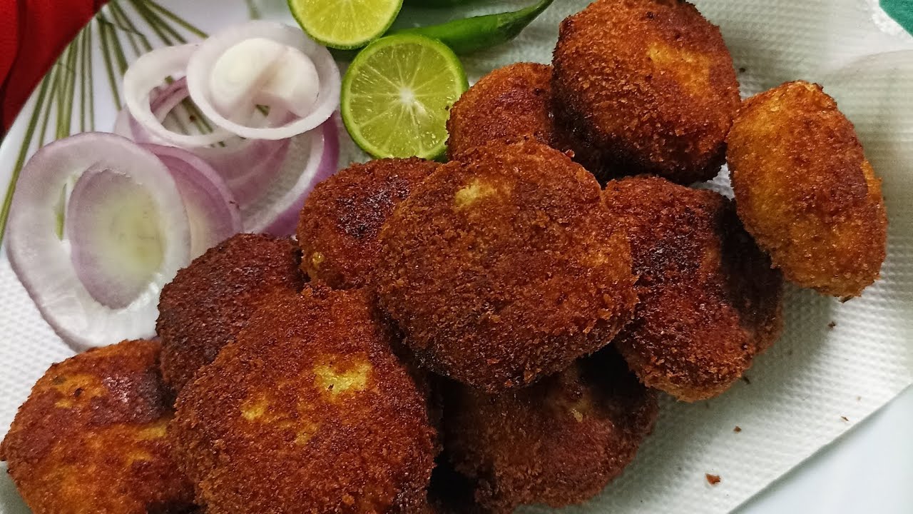 CHICKEN CUTLETS INDIAN SNACKS EASY RECIPE HOMEMADE RECIPE YouTube