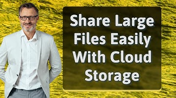 Share Large Files Easily With Cloud Storage