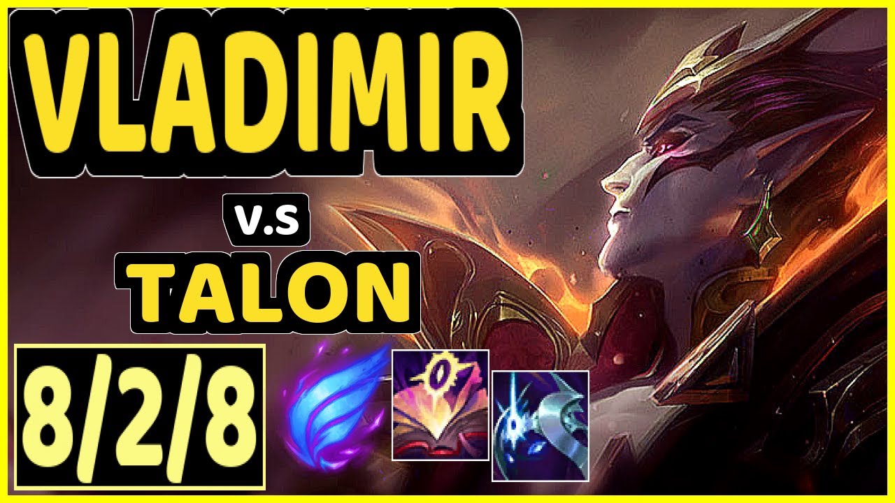ELITE500 (VLADIMIR) vs TALON - 8/2/8 KDA MID CHALLENGER GAMEPLAY - EUW