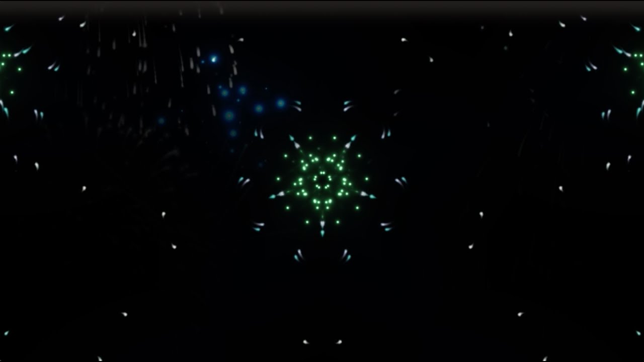 Fireworks Kaleidoscope Beautiful Relaxing Ambience ASMR Background Video Motion Loop Screensaver