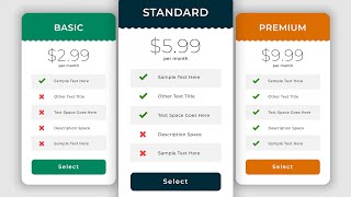 Celebrity Bootstrap 4 Business pricing table using HTML and CSS | Business Pricing full HTML CSS pricing table Net Worth