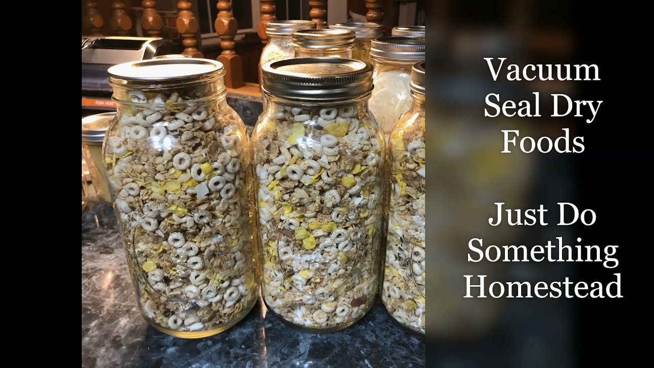 Vacuum Sealing Dry Foods YouTube