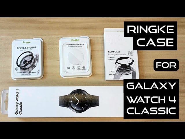 Galaxy Watch 6 40mm Screen Protector Glass 4Pack R3 by Ringke