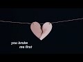 you broke me first ~ tate mcrae // 5 hour loop // lyrics