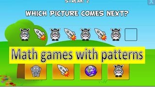 Math games with patterns - First grade learning games