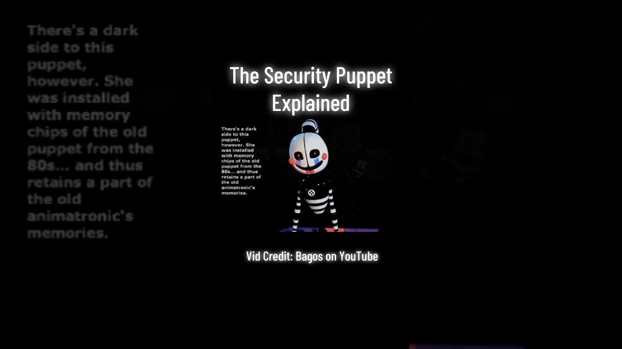 Security Puppet Explained: Video credit - Bagos on YouTube | 