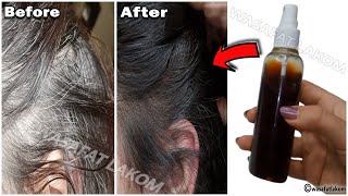 White Hair To Black Hair Naturally in Just 2 hours and Permanently . 100% Works