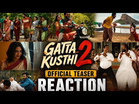 Gatta Kusthi 2 Official Teaser Reaction | Vishnu Vishal & Aishwarya Lekshmi | Blockbuster Loading! 🔥