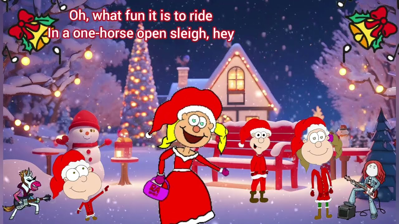 Jingle Bells Beats Festive Remix Fun with storytimewithgitte Christmas Song sing along YouTube