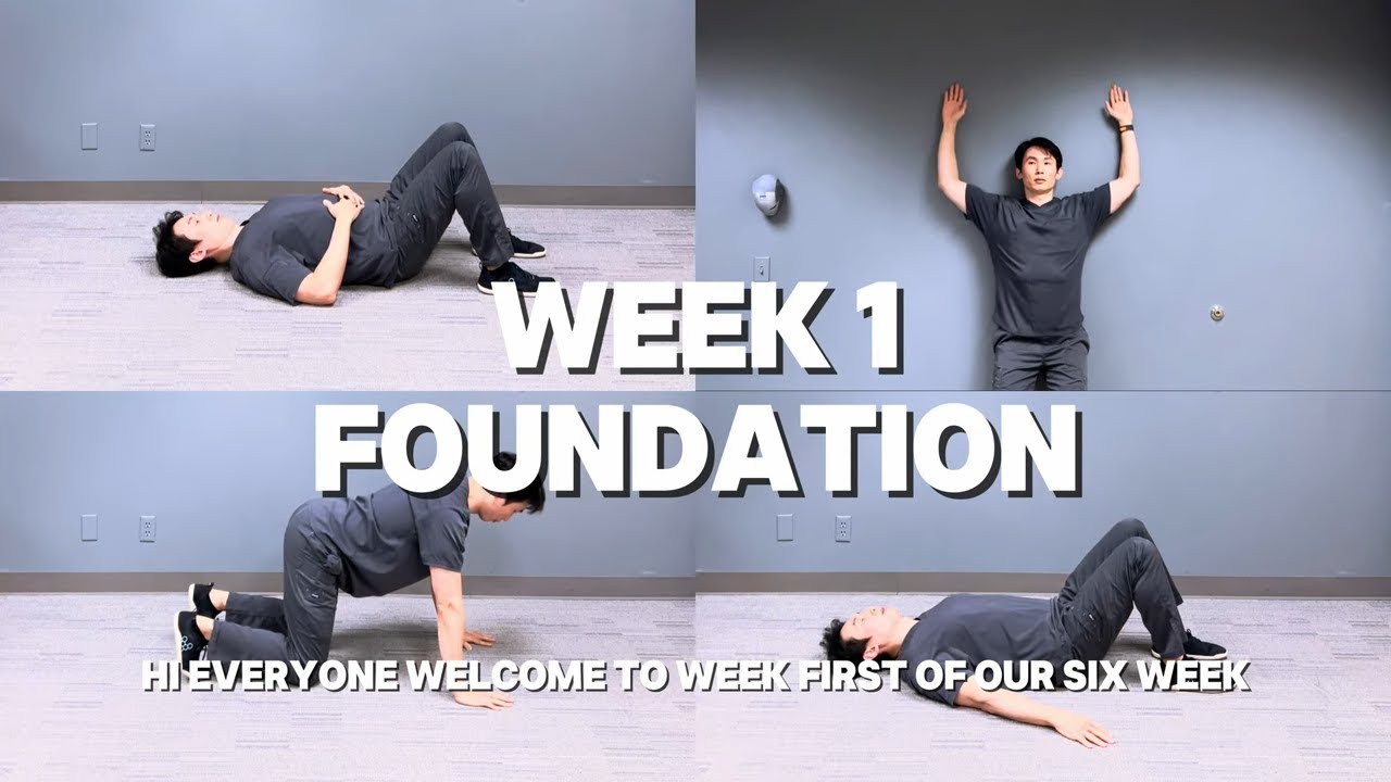 [Week 1] 6 week posture improvement program - YouTube