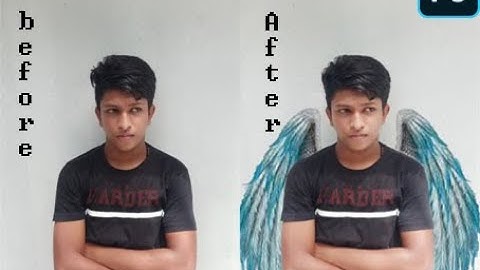 How to add wings in adobe photoshop cc