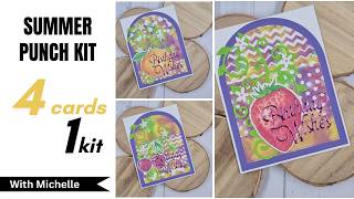 4 Cards 1 Kit | Summer Punch June 2026 with Michelle