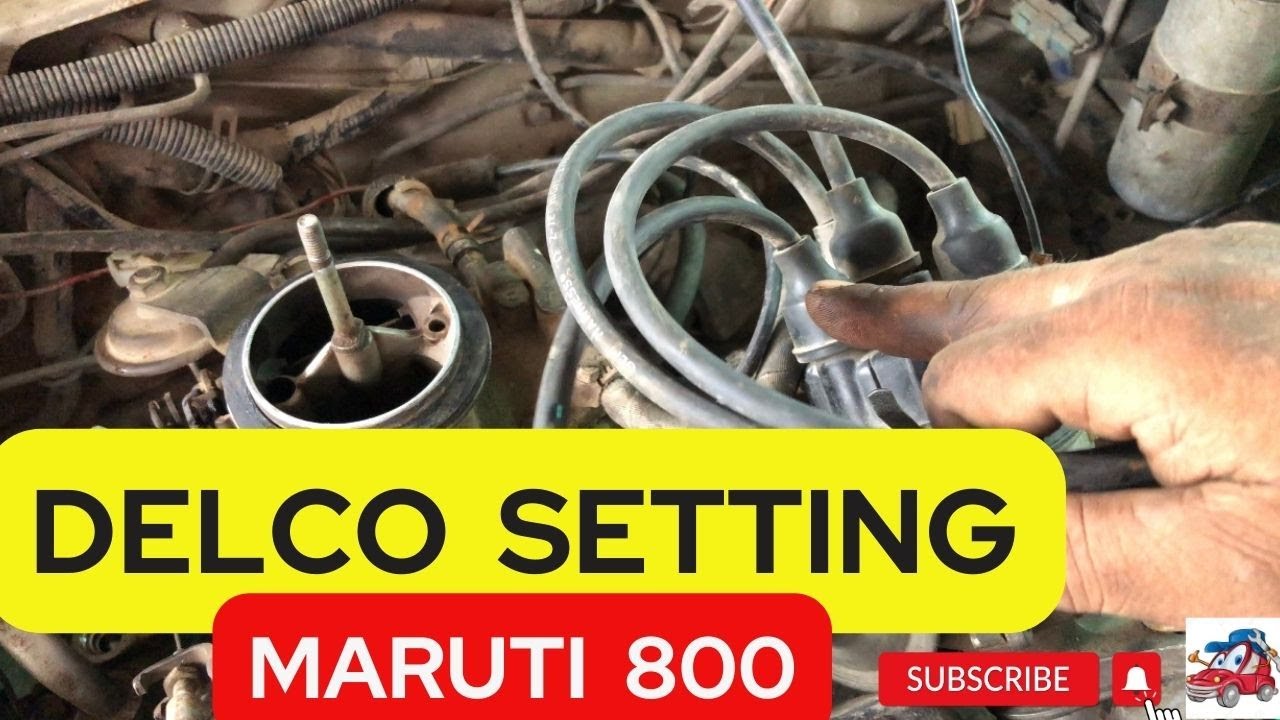 Delco setting in MARUTI 800 how to do DELCO SETTING in Maruti 800