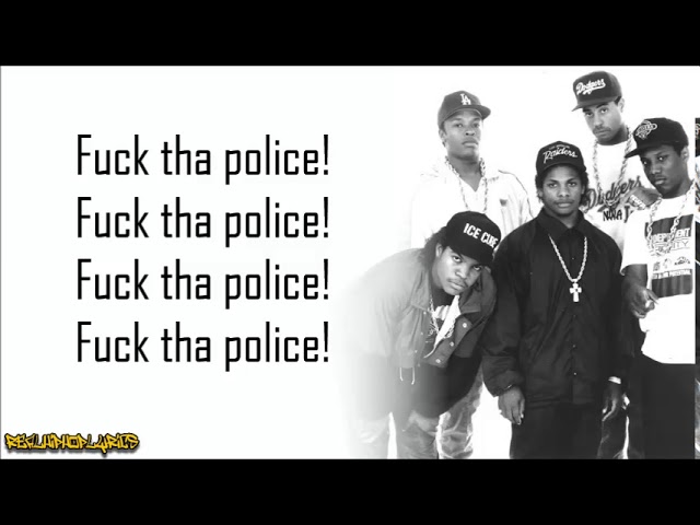 N.W.A. - Fuck tha Police (Lyrics) class=