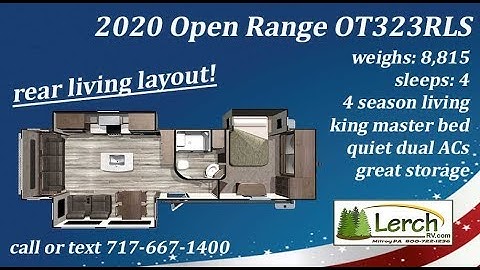 2020 Open Range OT323RLS video review walk through at Lerch RV PA RV Dealership