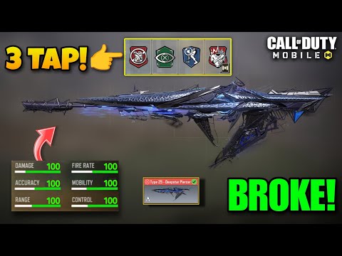 TYPE 25「ブロークン」ガンスミスビルド｜TYPE 25 ガンスミスのおすすめ装備｜CODモバイル シーズン9