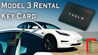 www.TeslaTaxi.com.au - Info-Vid#5; Tesla Model 3 Using the Key Card - Model3Rental-AU
