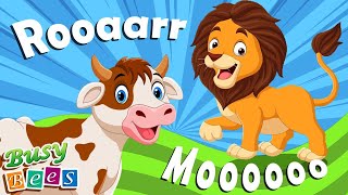Animal Sounds for kids | farm animals song for Children and Kids | Busy Bees Nursery Rhymes 🙋