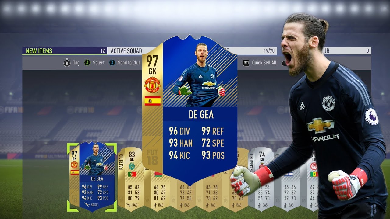 TOTS DE GEA IN A PACK!!! | FIFA 18 Pack Opening