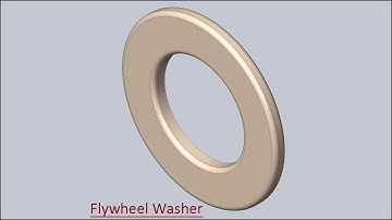 Flywheel Washer (Solid Edge Tutorial)
