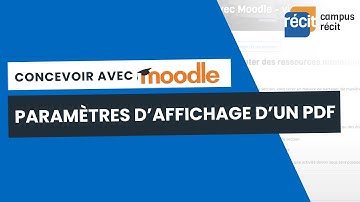 Concevoir avec Moodle | Paramètres d