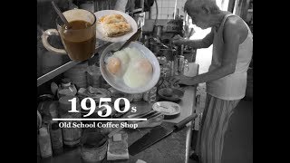 Kaya Toast & Butter Coffee / Old School Coffee Shop / Singapore Kopi