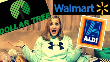 GROCERY HAUL | DOLLAR TREE, ALDI, WALMART!
