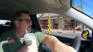 Banana Shake, Dairy Queen Drive-Thru, 437 N Gilbert Rd, Gilbert, Arizona, 17 January 2023, GX012520
