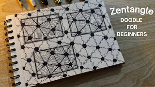 Zentangle inspired art to draw for beginners!