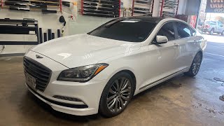 2015 genesis 5.0 v8 muffler delete cold start and revs