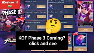 KOF Phase 3 Coming Soon? || KOF phase 3 2024 Release Date ? || PHASE 3 FOR KOF EVENT 2024 IS REAL?
