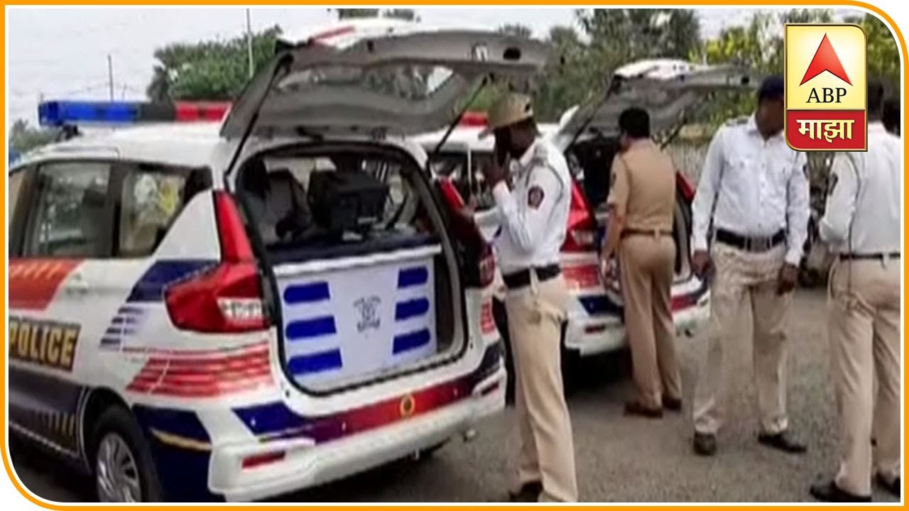 Palghar | Traffic Police Action on Highway Speed Limit | ABP Majha