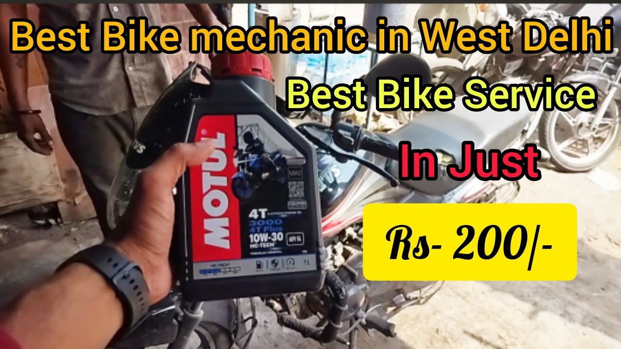 Best Bike Mechanic In West Delhi Tvs Sport Bike Service In Just Rs
