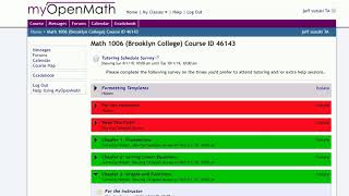 MyOpenMath for Instructors Net Worth