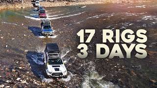 17 Rigs Overlanding For 3 Days In Single Digit Temps