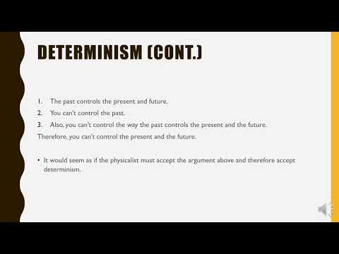 Free Will Determinism vs Libertarian Free Will with audio