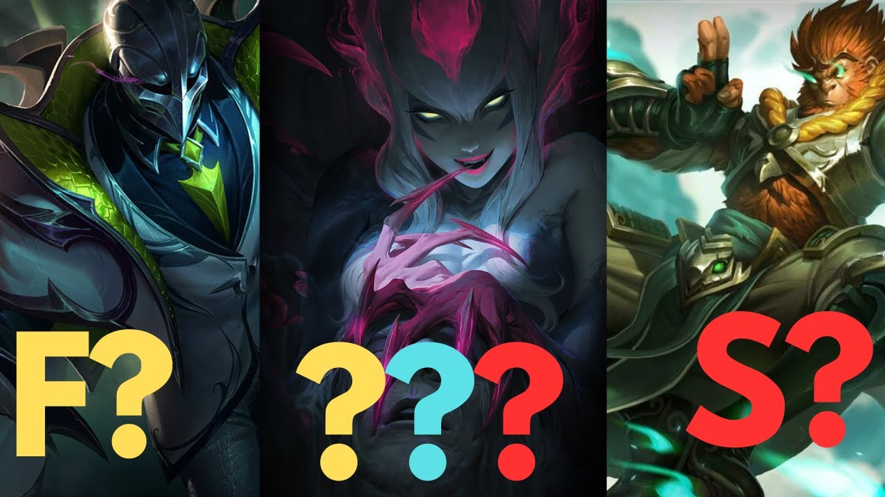 Rating Jungle Champions (Improvement, Climbing,) YouTube