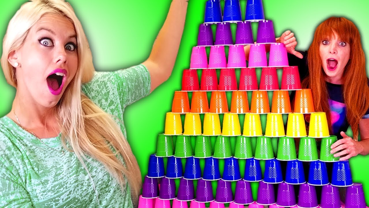 Cups Challenge!!! + Hair & Beauty Tips & Hacks - YouTube