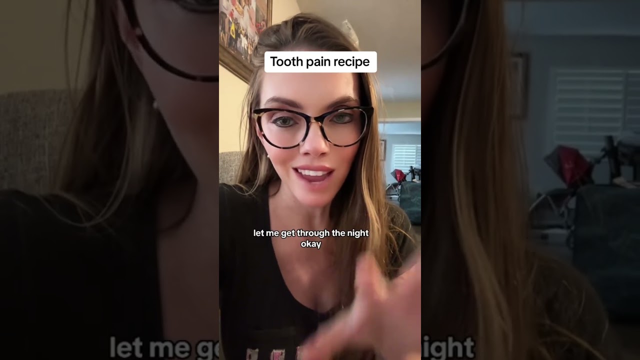 Another pharmacist recipe! This time for tooth pain 