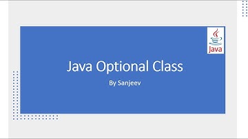 Java Optional Class