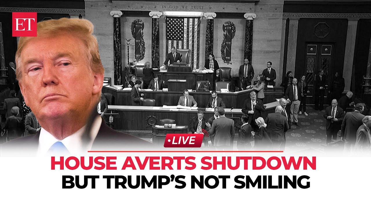 US House passes bill to avert shutdown but Trump may not be happy - YouTube