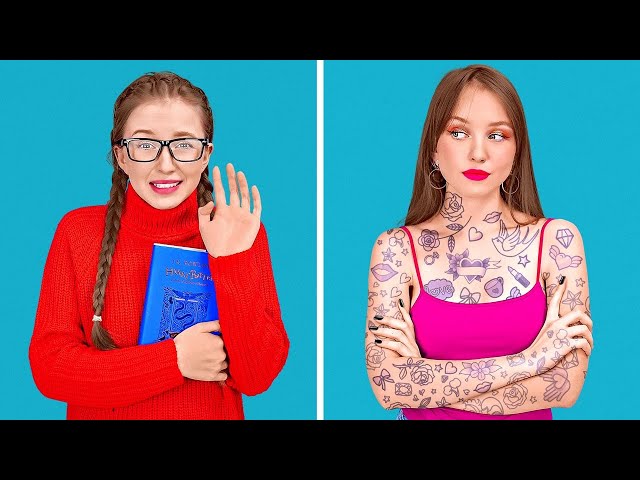 COOLEST HACKS TO BECOME POPULAR AT SCHOOL || Epic Tik Tok Hacks Tested by 123 GO! class=