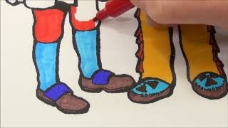 Coloring Page Past Thanksgiving and Singalong ABC Song! Toddlers, Preschoolers and Kids