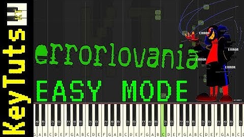 Learn to Play Errorlovania from Errortale (Undertale AU) - Easy Mode
