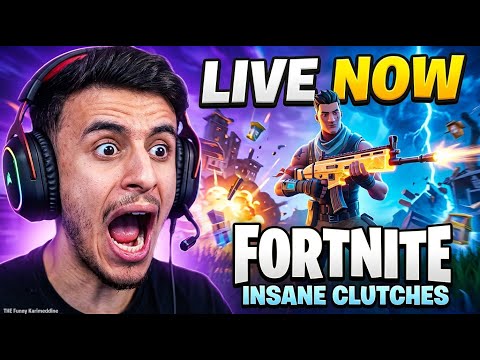 LIVE NOW | Fortnite Battle Royale 🔥 Insane Gameplay + Funny Reactions 😂